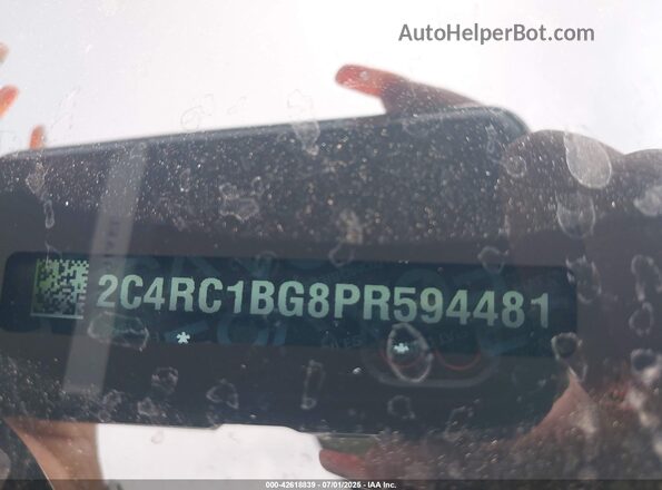 2C4RC1BG8PR594481 2023 CHRYSLER PACIFICA Gray Շարժիչի բաժամունքի տեսք