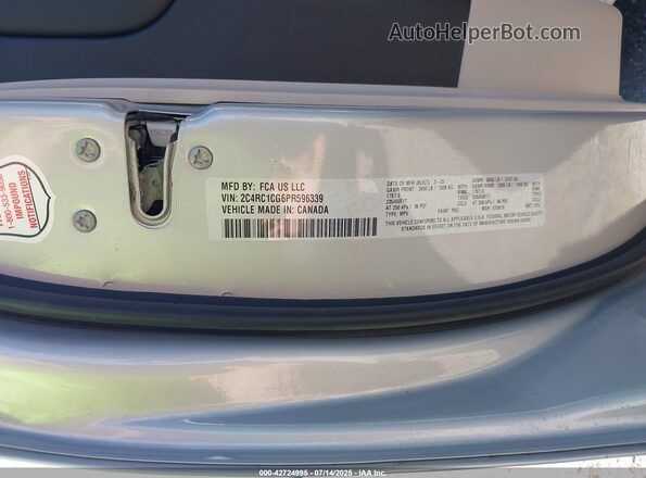 2C4RC1CG6PR596339 2023 CHRYSLER VOYAGER Silver Engine compartment view