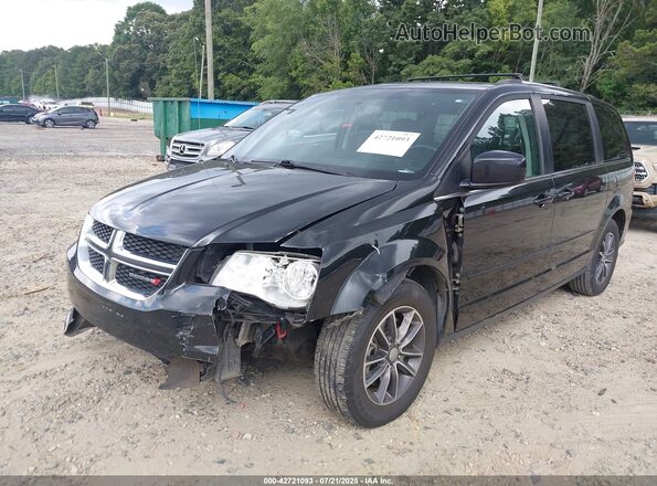 2C4RDGCG9HR851888 2017 DODGE GRAND CARAVAN Black Դիմացի տեսք