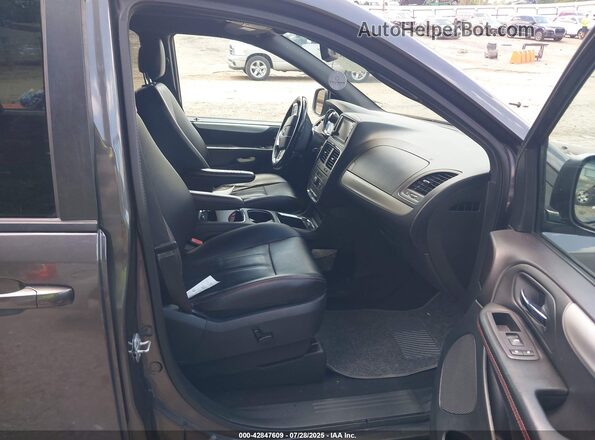 2C4RDGEGXJR331525 2018 DODGE GRAND CARAVAN Gray Vista interior delantera