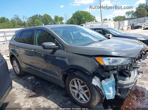 2FMPK3J90MBA53790 2021 FORD EDGE Gray Vista interior trasera