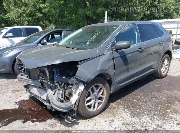 2FMPK3J90MBA53790 2021 FORD EDGE Gray Vista tres cuartos delantera izquierda