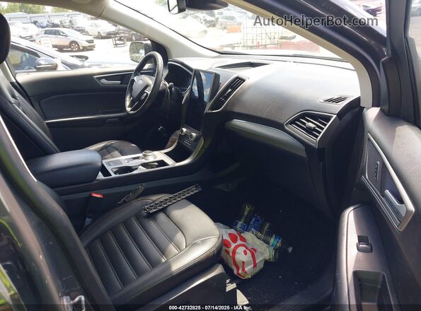 2FMPK3J90MBA53790 2021 FORD EDGE Gray Vista interior delantera