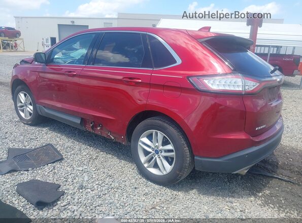 2FMPK3J94HBC14549 2017 FORD EDGE Red უკანა მარცხენა