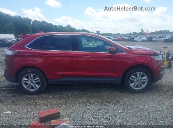 2FMPK3J94HBC14549 2017 FORD EDGE Red უკანა სალონის ხედი