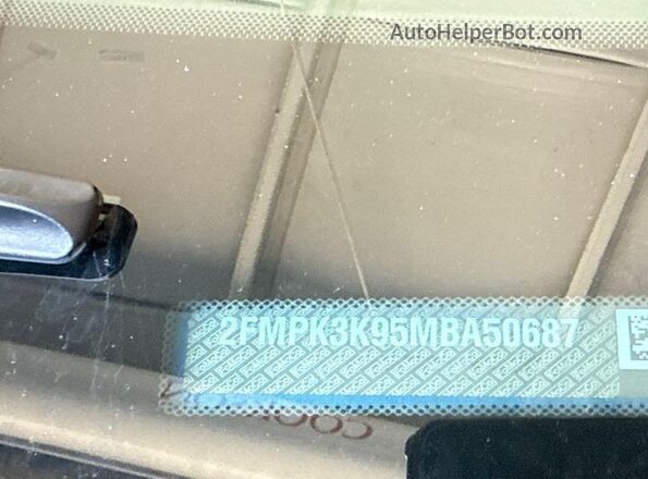 2FMPK3K95MBA50687 2021 FORD EDGE  Вид задних сидений