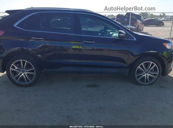 2FMPK3K97MBA44924 2021 FORD EDGE Black უკანა სალონის ხედი