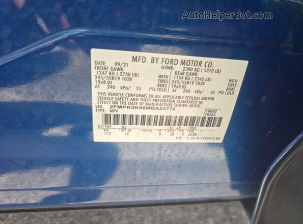 2FMPK3K98MBA53776 2021 FORD EDGE  