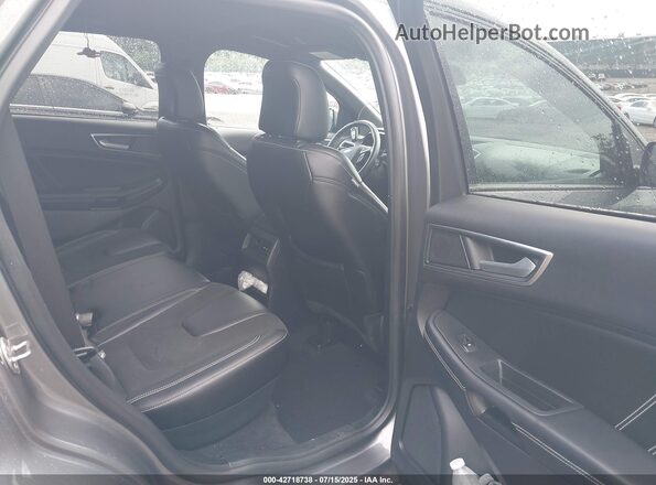 2FMPK4AP3MBA05964 2021 FORD EDGE Gray Widok naklejki z numerem VIN