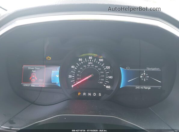 2FMPK4AP3MBA05964 2021 FORD EDGE Gray Widok tylnych siedzeń