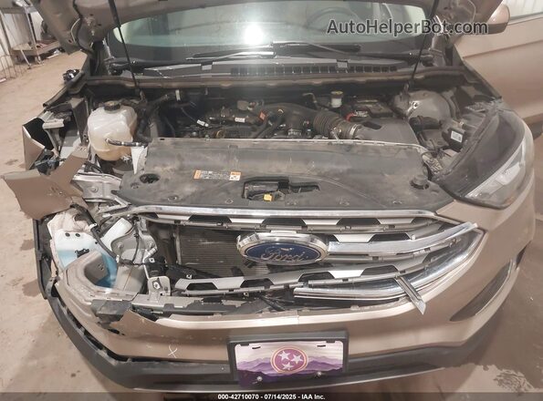 2FMPK4J90MBA30676 2021 FORD EDGE Beige უკანა ხედი