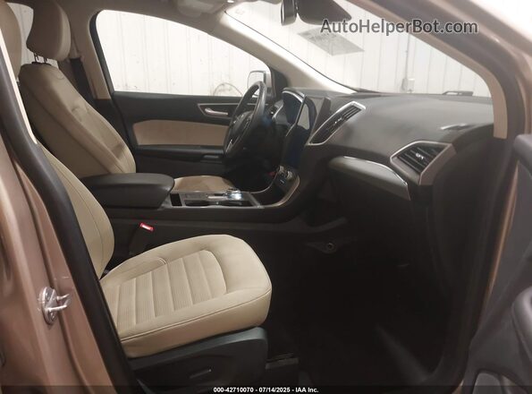 2FMPK4J90MBA30676 2021 FORD EDGE Beige წინა სალონის ხედი