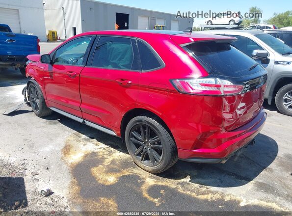 2FMPK4J90MBA37045 2021 FORD EDGE Red Задня ліва чверть