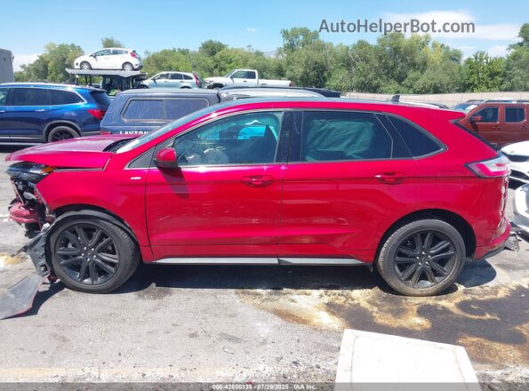 2FMPK4J90MBA37045 2021 FORD EDGE Red Панорамний вид салону 360°