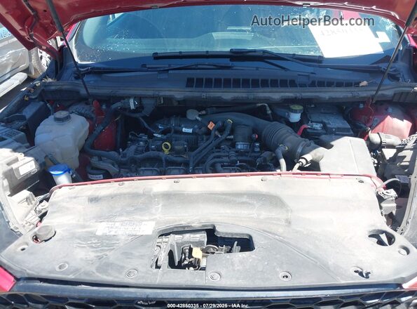 2FMPK4J90MBA37045 2021 FORD EDGE Red Вид ззаду