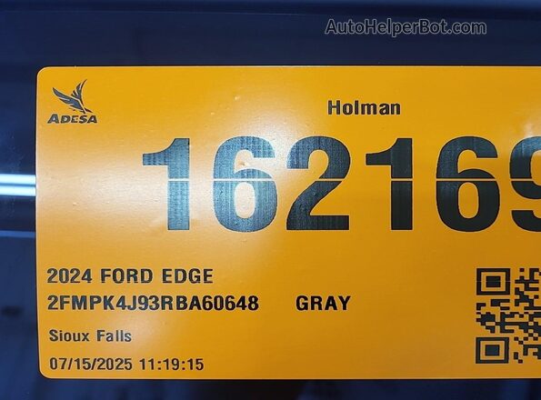 2FMPK4J93RBA60648 2024 FORD EDGE  
