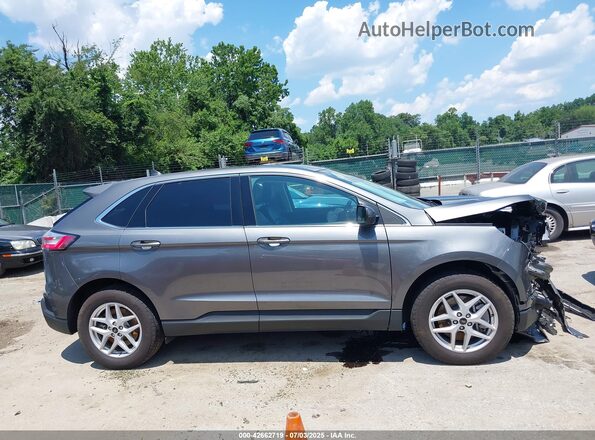 2FMPK4J95PBA07642 2023 FORD EDGE Gray 360 interior view