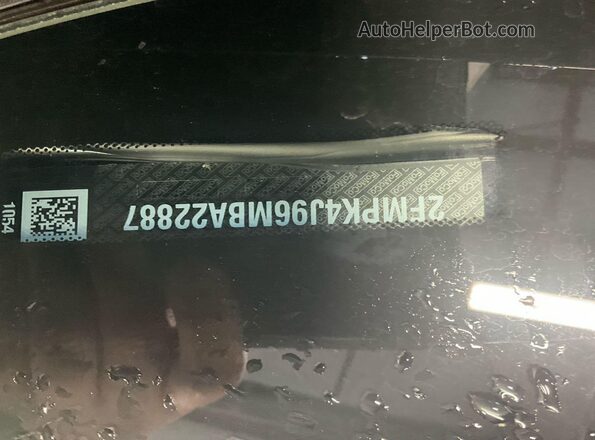 2FMPK4J96MBA22887 2021 FORD EDGE  Вид сзади