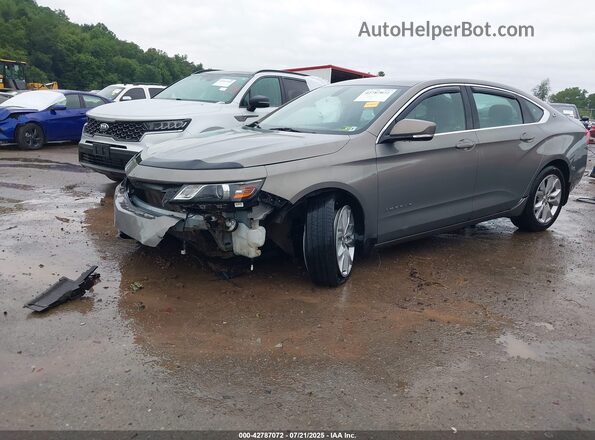 2G1105S34H9184426 2017 CHEVROLET IMPALA Brown Առջևի ձախ երեք քառորդ տեսարան