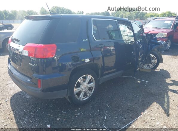 2GKALMEK4H6333242 2017 GMC TERRAIN Blue Trasero derecho
