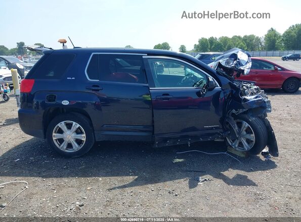 2GKALMEK4H6333242 2017 GMC TERRAIN Blue Vista interior de 360 grados