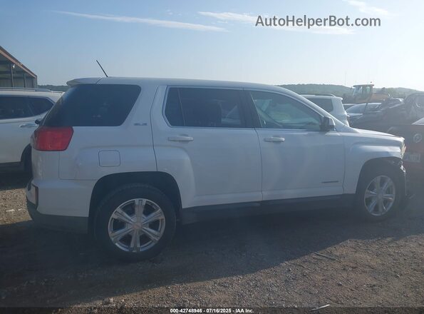 2GKALMEK5H6337848 2017 GMC TERRAIN White Widok zestawu wskaźników