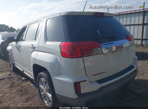 2GKALMEK5H6337848 2017 GMC TERRAIN White Tył lewy