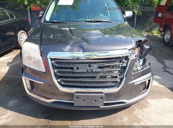 2GKALNEKXG6178149 2016 GMC TERRAIN Gray Widok z przodu