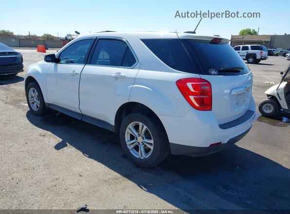 2GNALBEKXG1161558 2016 CHEVROLET EQUINOX White Rear left