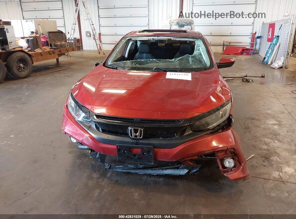 2HGFC1F32MH700405 2021 HONDA CIVIC Red Դիմացի տեսք