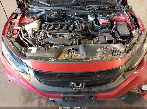 2HGFC1F32MH700405 2021 HONDA CIVIC Red Հետևի տեսք