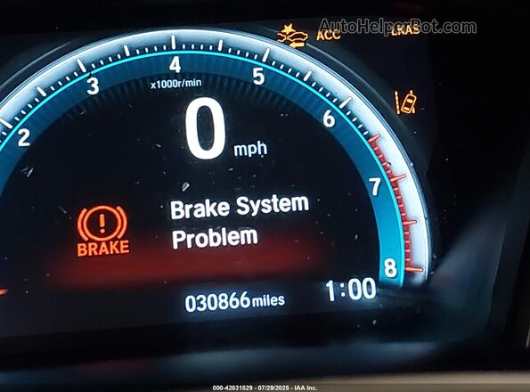 2HGFC1F32MH700405 2021 HONDA CIVIC Red Հետևի նստատեղերի տեսք