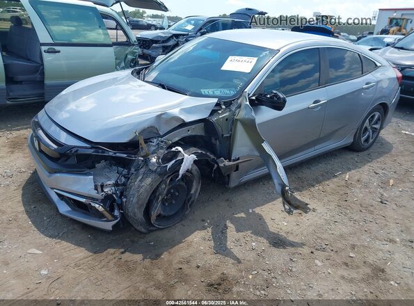 2HGFC2F65MH529715 2021 HONDA CIVIC Silver Przód lewy