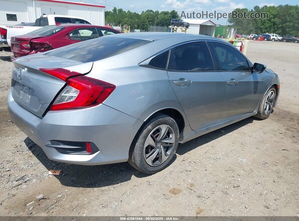2HGFC2F65MH529715 2021 HONDA CIVIC Silver Tył prawy