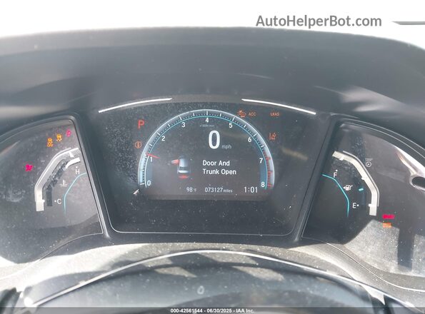 2HGFC2F65MH529715 2021 HONDA CIVIC Silver Widok tylnych siedzeń