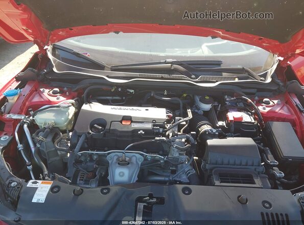 2HGFC2F67MH529313 2021 HONDA CIVIC Red Widok z tyłu