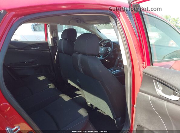 2HGFC2F67MH529313 2021 HONDA CIVIC Red Widok naklejki z numerem VIN