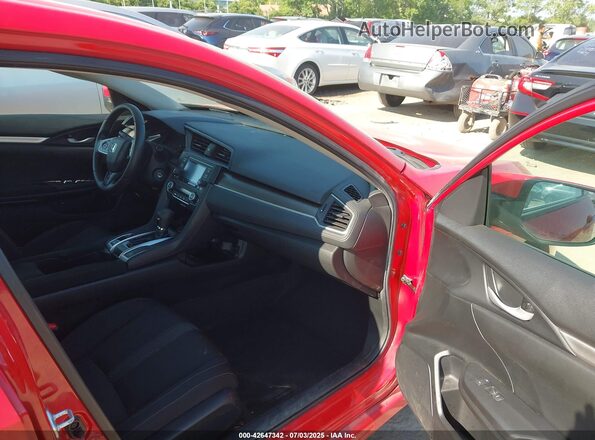 2HGFC2F67MH529313 2021 HONDA CIVIC Red Widok wnętrza z przodu