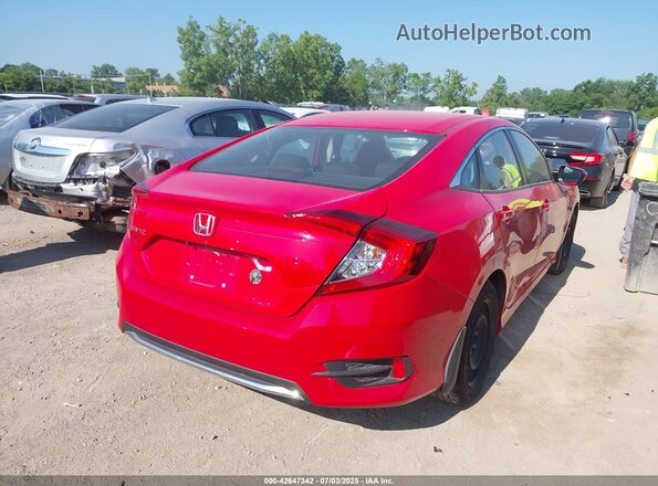 2HGFC2F67MH529313 2021 HONDA CIVIC Red Tył prawy