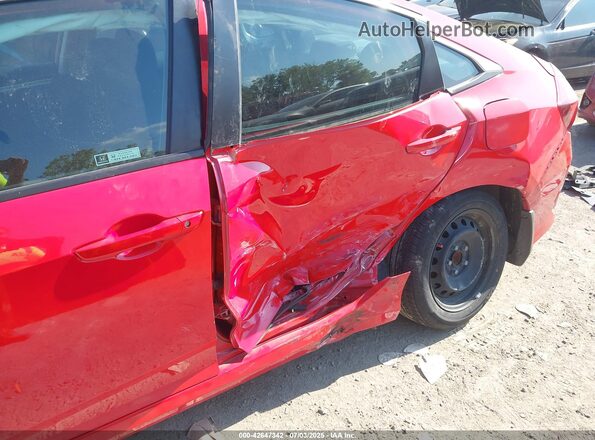 2HGFC2F67MH529313 2021 HONDA CIVIC Red Widok z przodu
