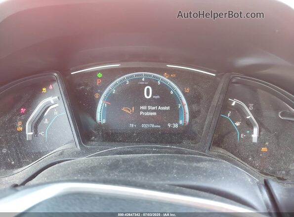 2HGFC2F67MH529313 2021 HONDA CIVIC Red Widok tylnych siedzeń