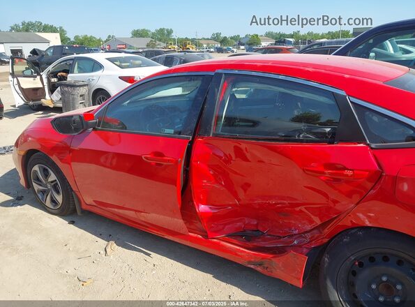 2HGFC2F67MH529313 2021 HONDA CIVIC Red Widok wnętrza 360 stopni