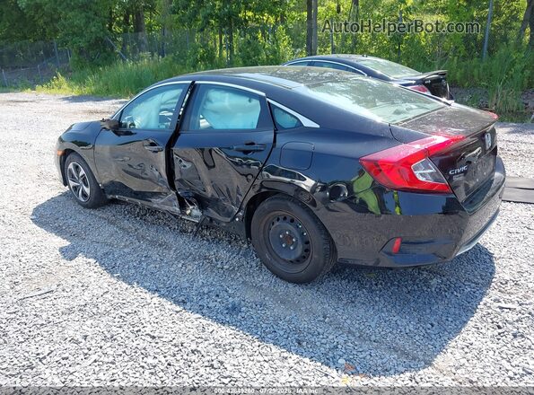 2HGFC2F68MH548470 2021 HONDA CIVIC Black Հետևի ձախ