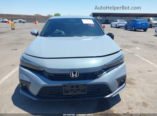 2HGFE1F97RH302483 2024 HONDA CIVIC Blue Instrument cluster view