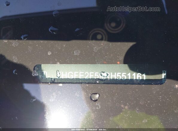 2HGFE2F59RH551161 2024 HONDA CIVIC Blue Engine compartment view