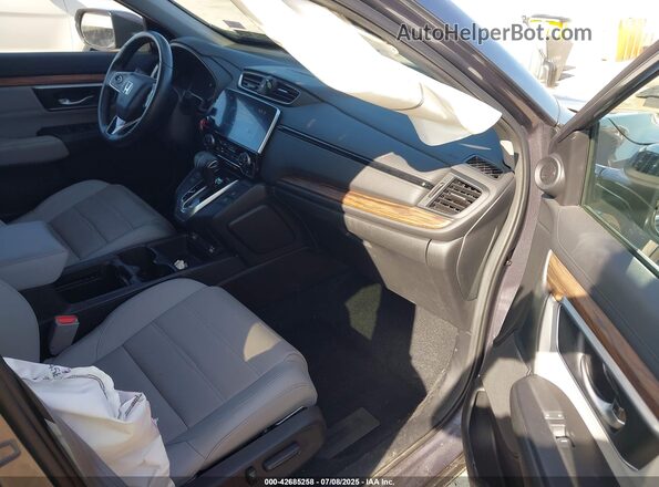 2HKRW2H82MH645270 2021 HONDA CR-V Gray Front interior view