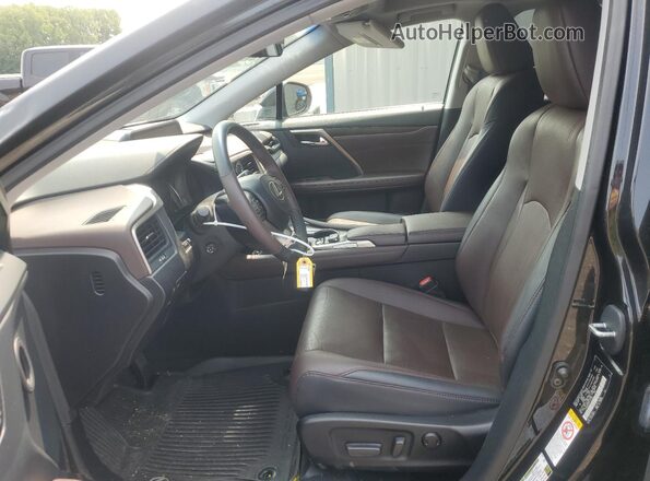2T2BZMCA4HC127602 2017 LEXUS RX Черный Вид салона спереди