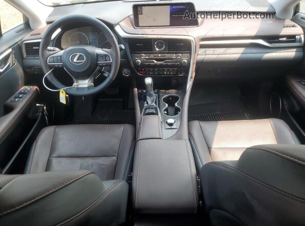 2T2BZMCA4HC127602 2017 LEXUS RX Черный Вид панели приборов