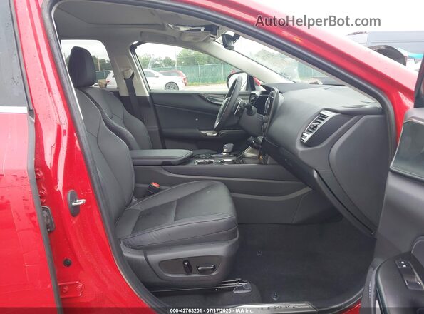 2T2GGCEZ9SC071544 2025 LEXUS NX 350 Red Widok wnętrza z przodu