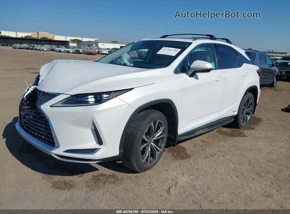 2T2HGMDA1NC085318 2022 LEXUS RX 450H Белый Передняя левая четверть